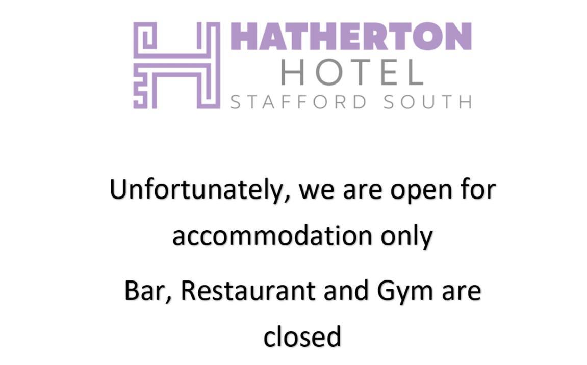 Stafford South Hatherton Hotel Penkridge Exteriör bild